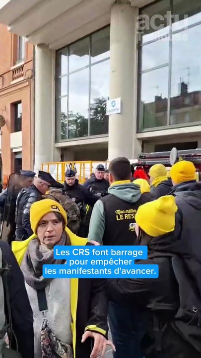 Manifestation des agriculteurs à Toulouse