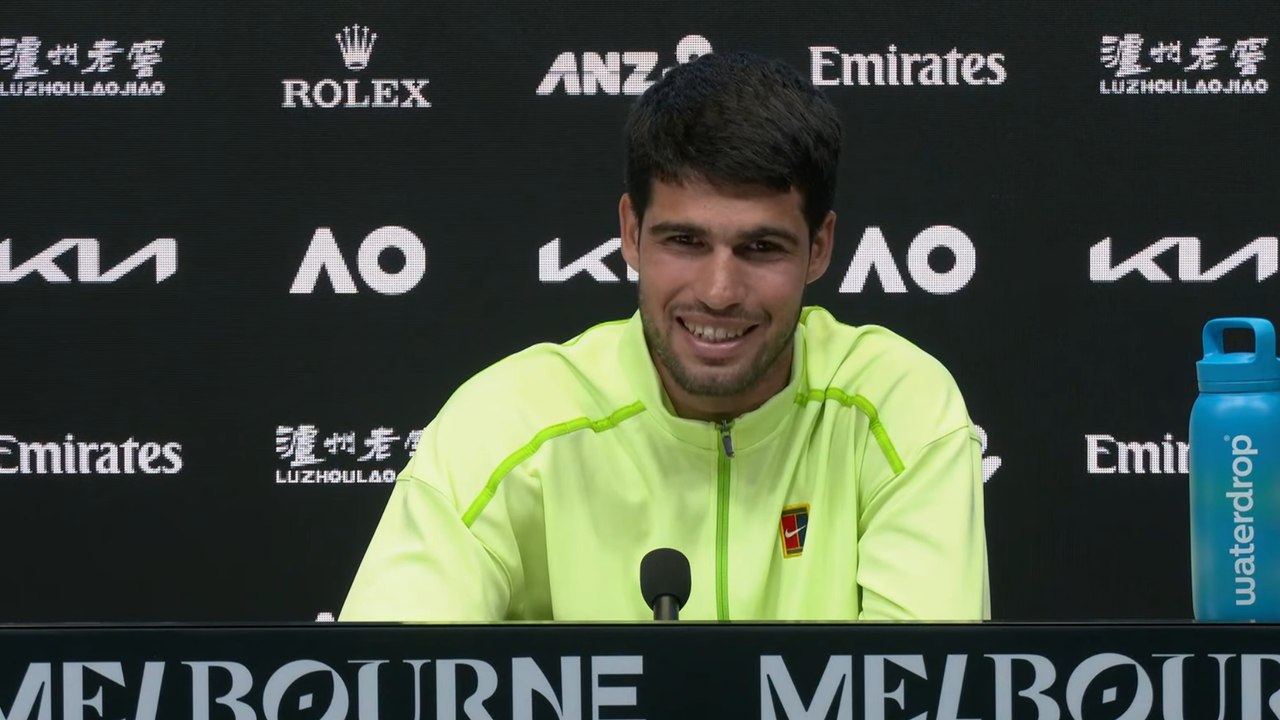 Tennis - Open d'Australie 2026 - Carlos Alcaraz : "Si Alexander Zverev veut me battre, il va devoir beaucoup transpirer"