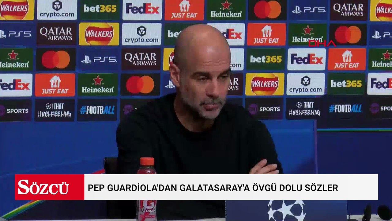 Pep Guardiola'dan Galatasaray'a övgü dolu sözler