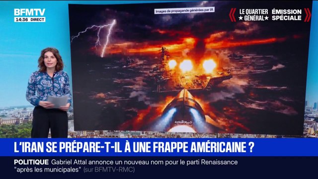 LES ÉCLAIREURS - L'Iran diffuse des images de propagande générées par IA en réponse aux États-Unis et aux manifestants iraniens