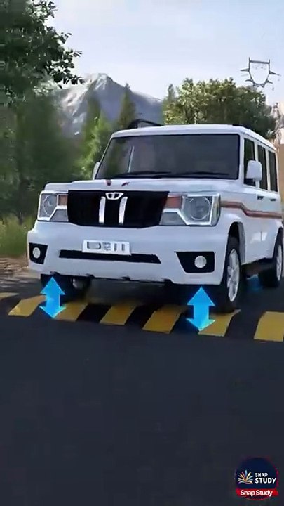 What happens to your cars suppension after a speed breaker