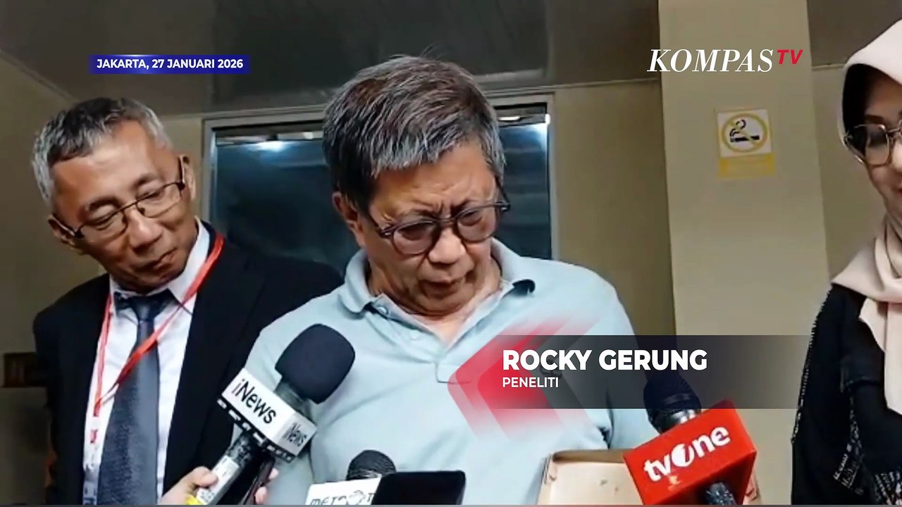 Rocky Gerung Jadi Saksi di Polda Metro Jaya, Tegaskan Riset Dr. Tifa Enggak Ada Unsur Pidana