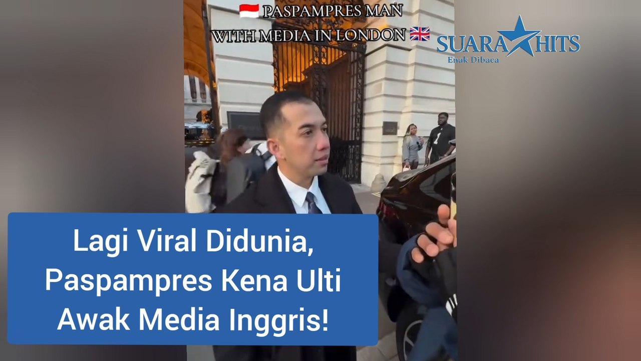 Paspampres Presiden Prabowo Kena Ulti Wartawan Inggris!