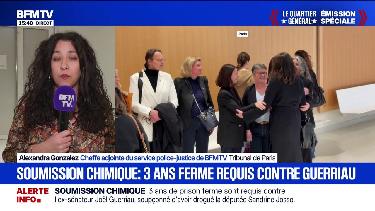 Trois ans de prison ferme requis contre Joël Guerriau, soupçonné d'avoir drogué la députée Sandrine Josso