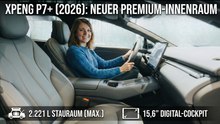 Xpeng P7+ (2026): So hochwertig ist das Cockpit wirklich