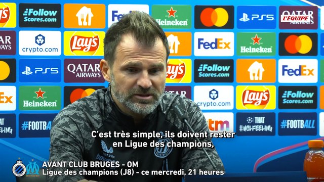 Ivan Leko avant Bruges-OM : « On ne peut pas être favoris contre Marseille » - Foot - Ligue des champions - Bruges
