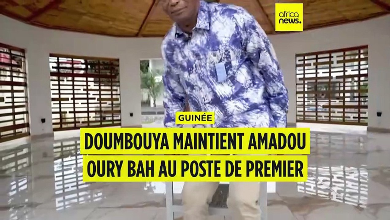 Guinée : Amadou Oury Bah reconduit au poste de Premier ministre