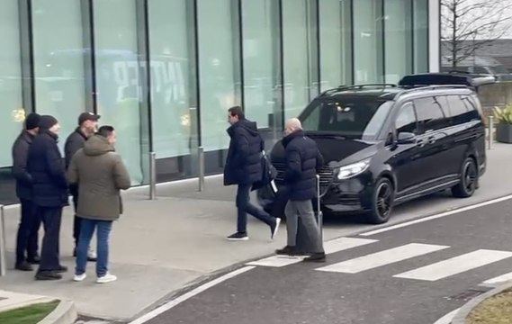 VIDEO FCIN1908 / Inter in partenza per Dortmund. Presenti anche i ds Ausilio e Baccin