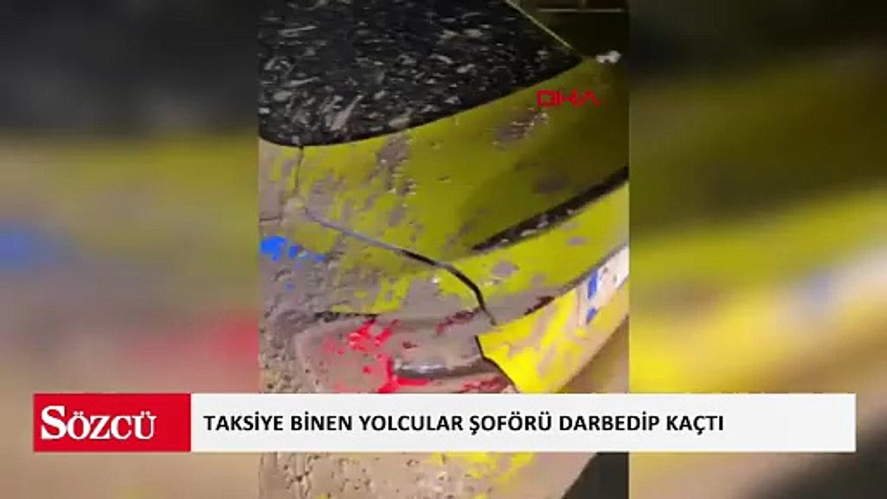 İstanbul Havalimanı'ndan taksiye binen yolcular şoförü darbedip kaçtı