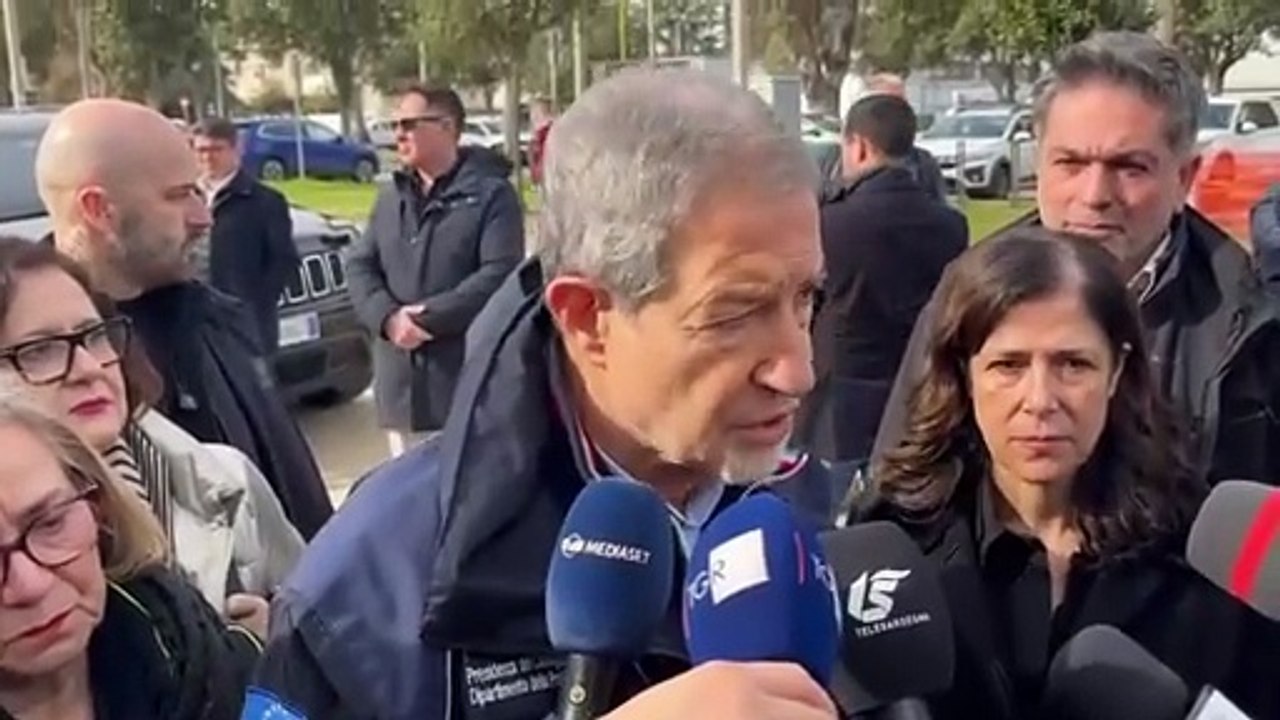 Ciclone Harry, il ministro Musumeci a Cagliari: stanziati i primi 33 milioni per l'isola