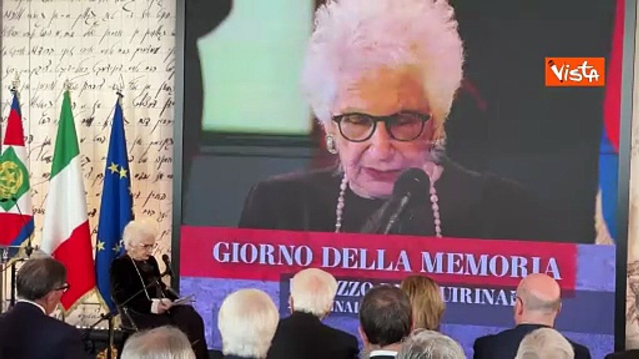 Liliana Segre: Tragico conflitto a Gaza ha fatto riesplodere un antisemitismo che sembrava sopito