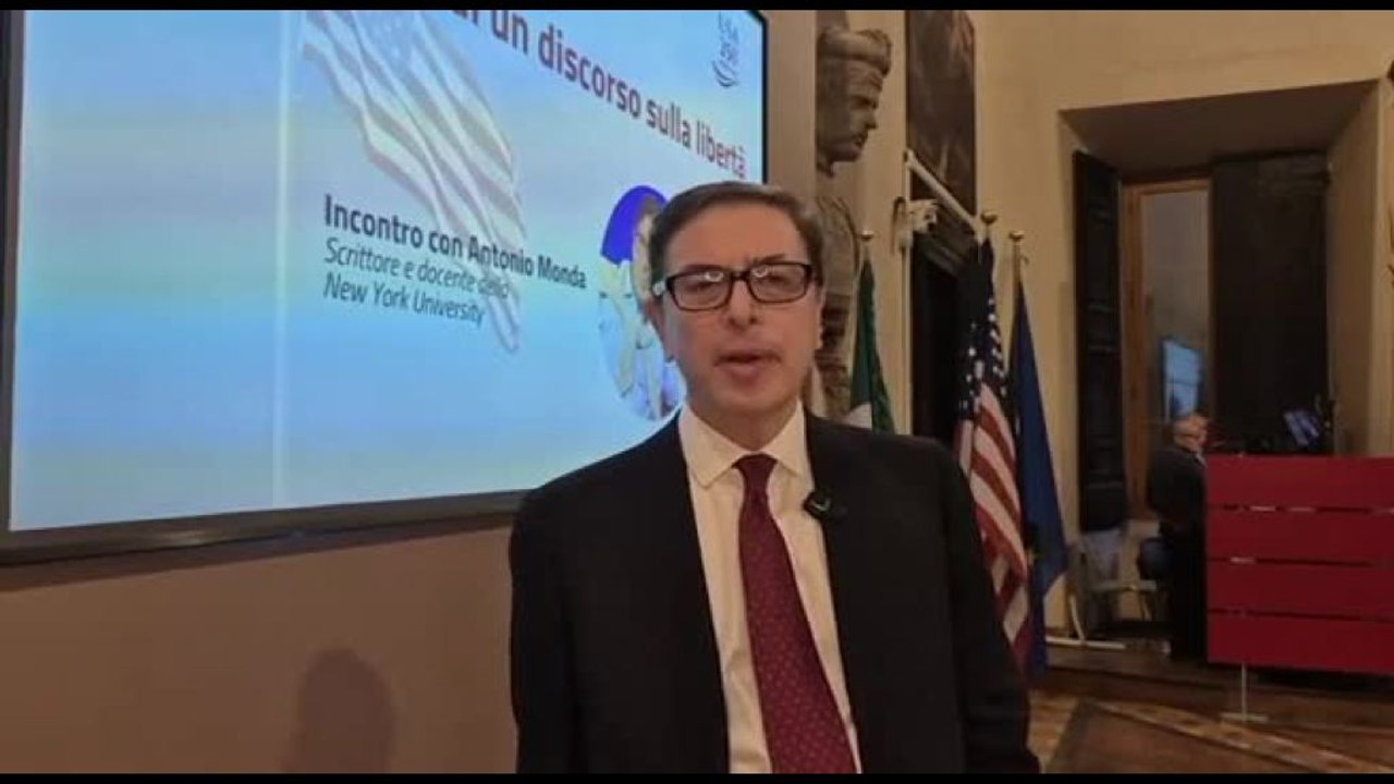 Monda al Centro Studi Americani: "Non potevo che parlare di libertà"