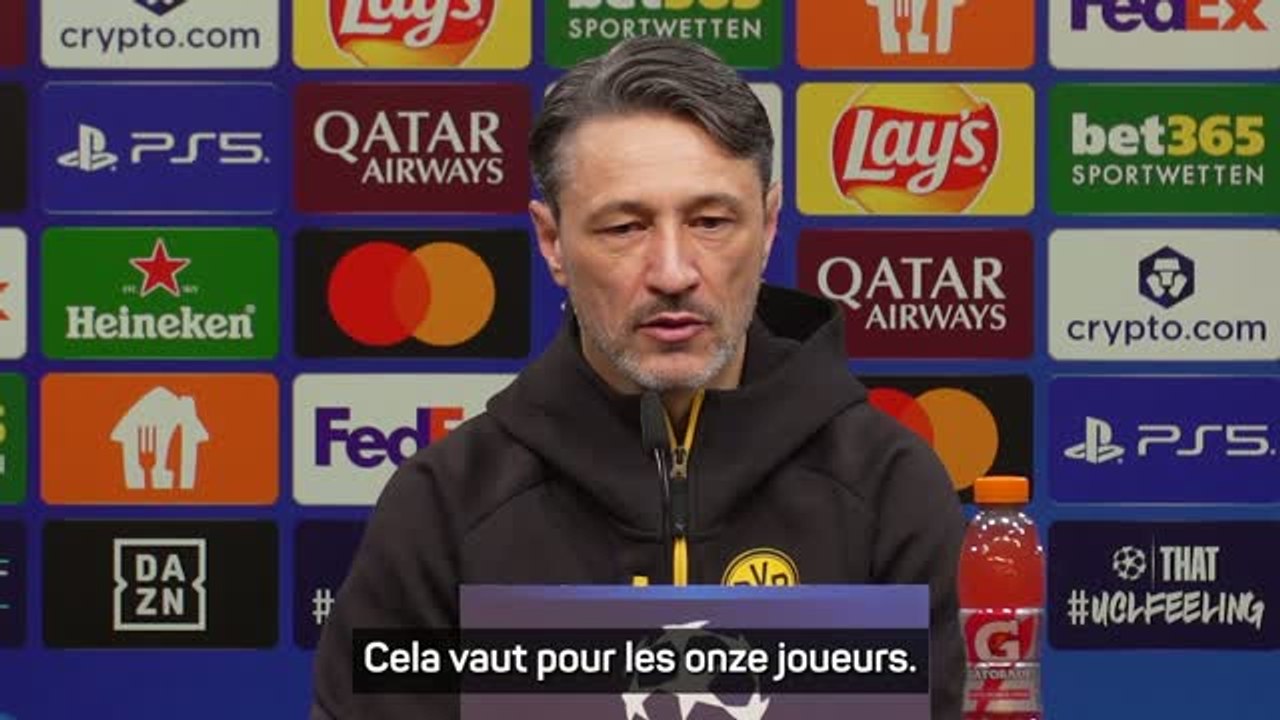 Dortmund - Kovac sur l'Inter : "Nous allons affronter une très grande équipe"