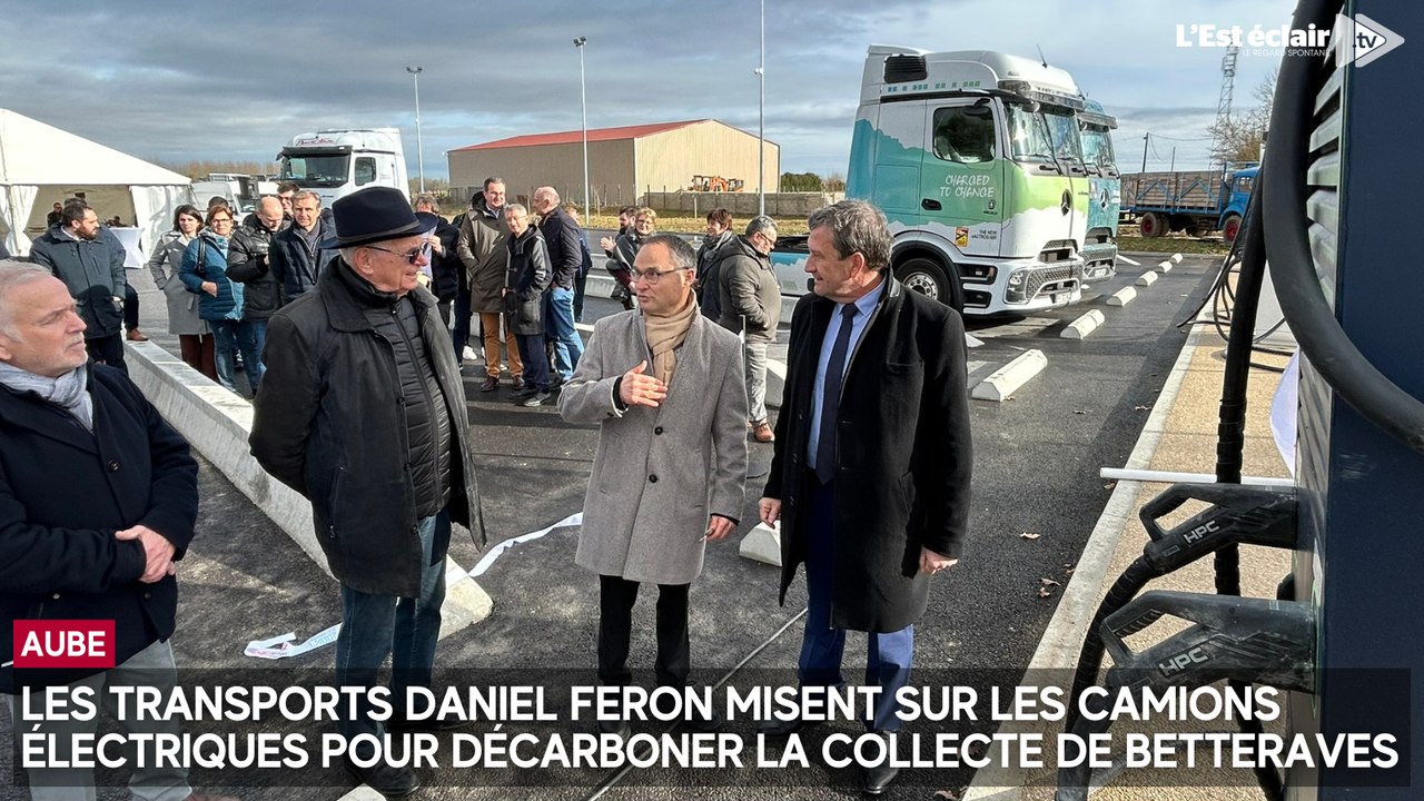 Les transports Feron misent sur les camions électriques pour décarboner la collecte de betteraves