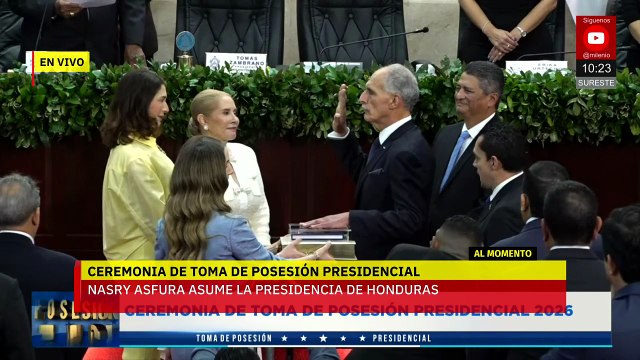 ÚLTIMA HORA: Nasry Asfura asume la presidencia de Honduras