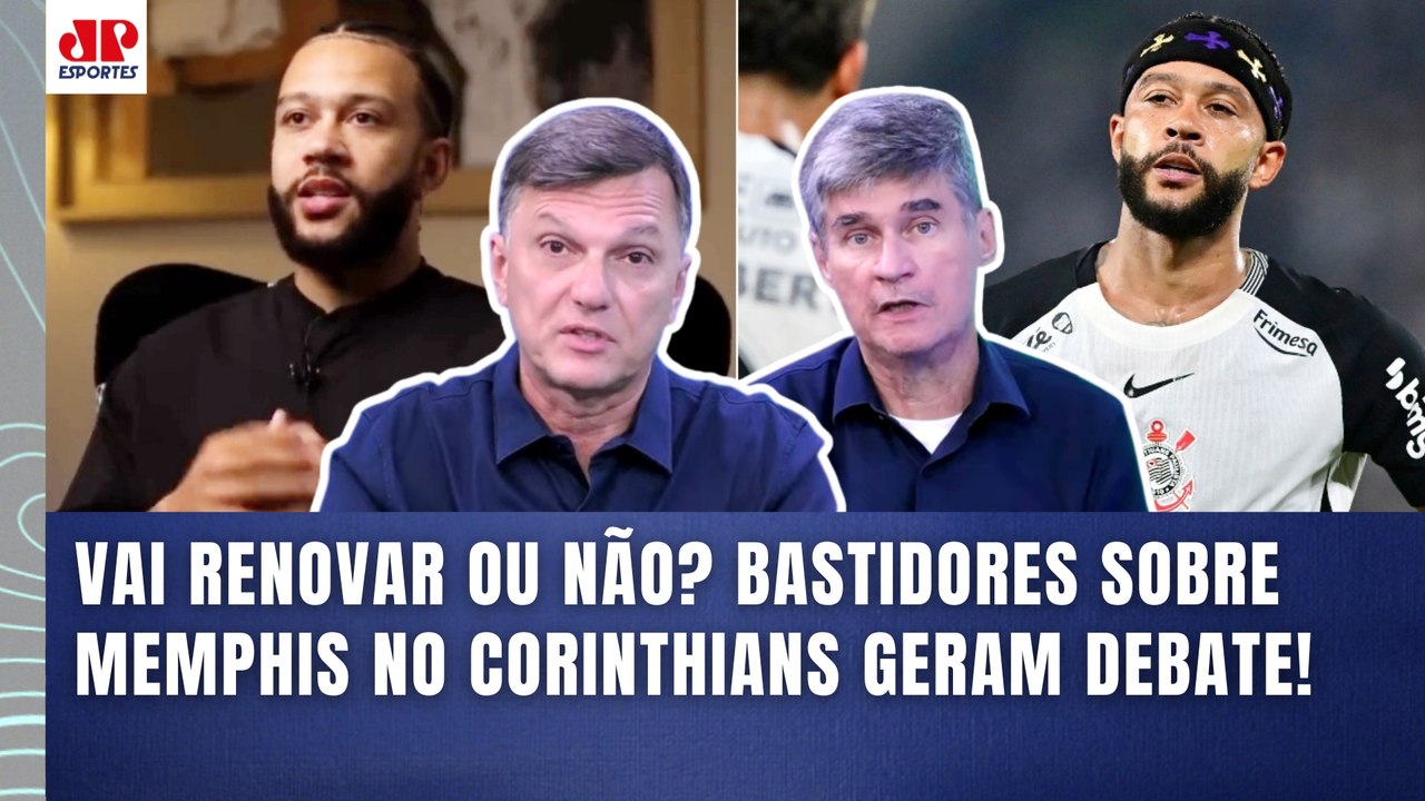 "Cara, ME SURPREENDE que o MEMPHIS DEPAY ADMITA que..." Mauro Cezar É SINCERO sobre o Corinthians!