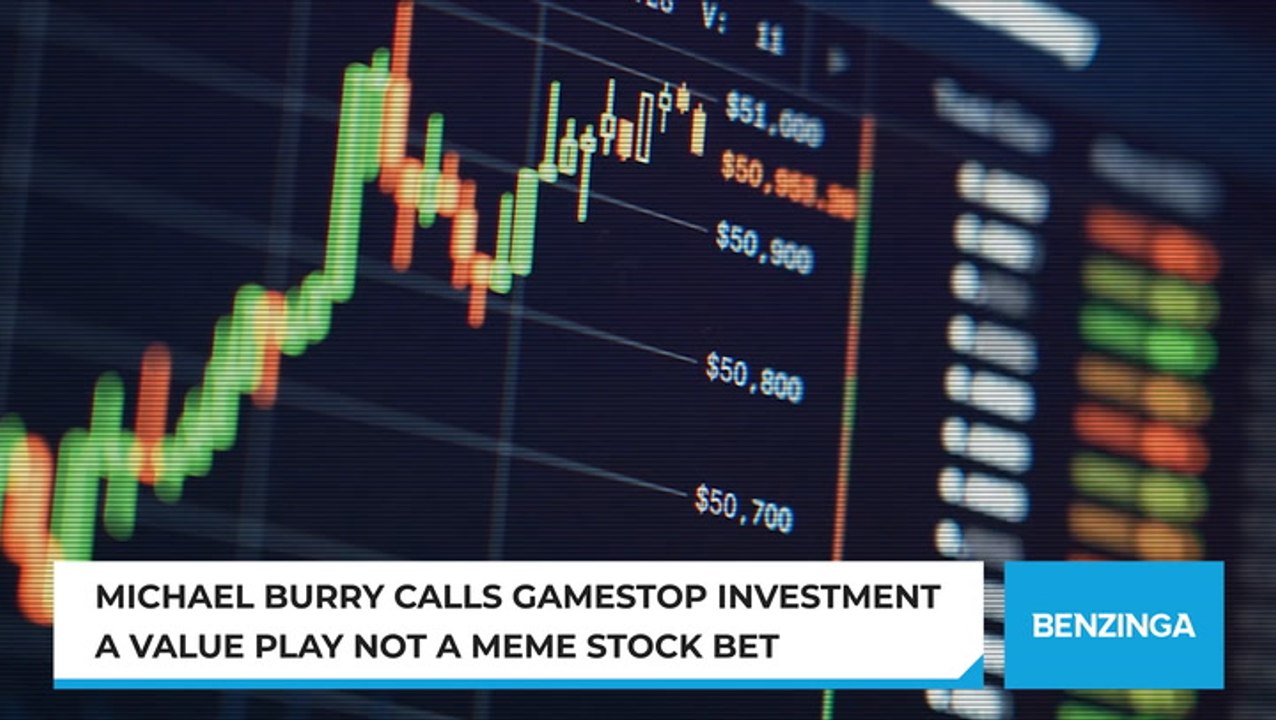 Burry Buys GameStop