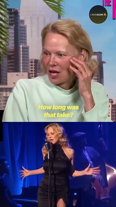 Pamela Anderson Tells Us How Long It Took To Shoot That Hilarious Scatting Scene From 'The Naked Gun,' And I Did Not See This Coming #shorts