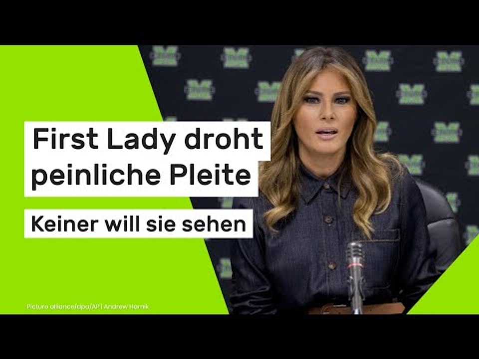 Melania Trump: First Lady droht peinliche Pleite - keiner will sie sehen