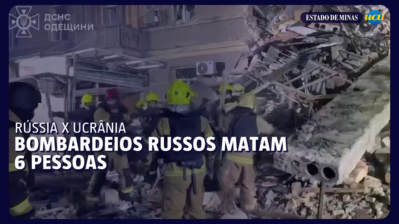 Bombardeios russos na Ucrânia matam 6 pessoas e atingem usinas energéticas