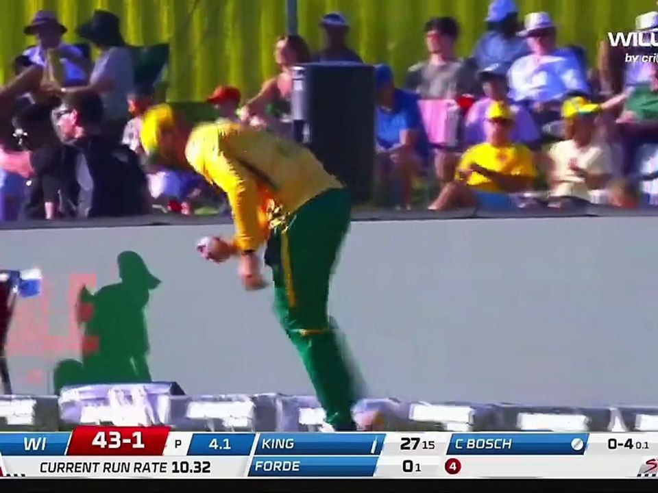 1st T20 South africa vs west indies Full highlights 1st innings SA vs WI