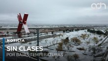 Suspenden clases presenciales en el nivel básico por bajas temperaturas en Ciudad Juárez