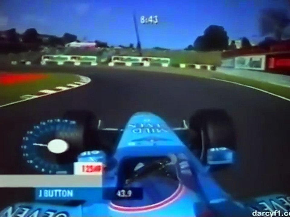 F1 – Jenson Button (Benetton Renault V10) Onboard – Japan 2001