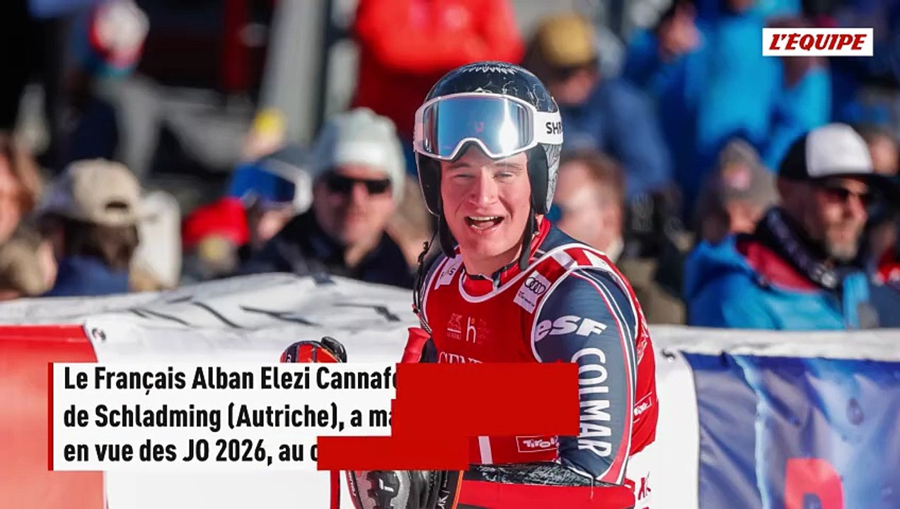 L'énorme surprise Alban Elezi Cannaferina : troisième du géant de Schladming, le Français peut rêver des JO - Ski - Coupe du monde de ski
