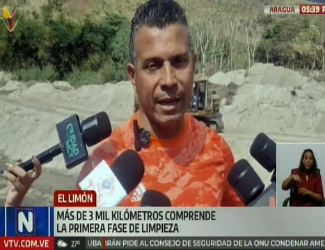 Aragua | Se activa jornada de limpieza en el río El Limón para garantizar el flujo de aguas pluviales