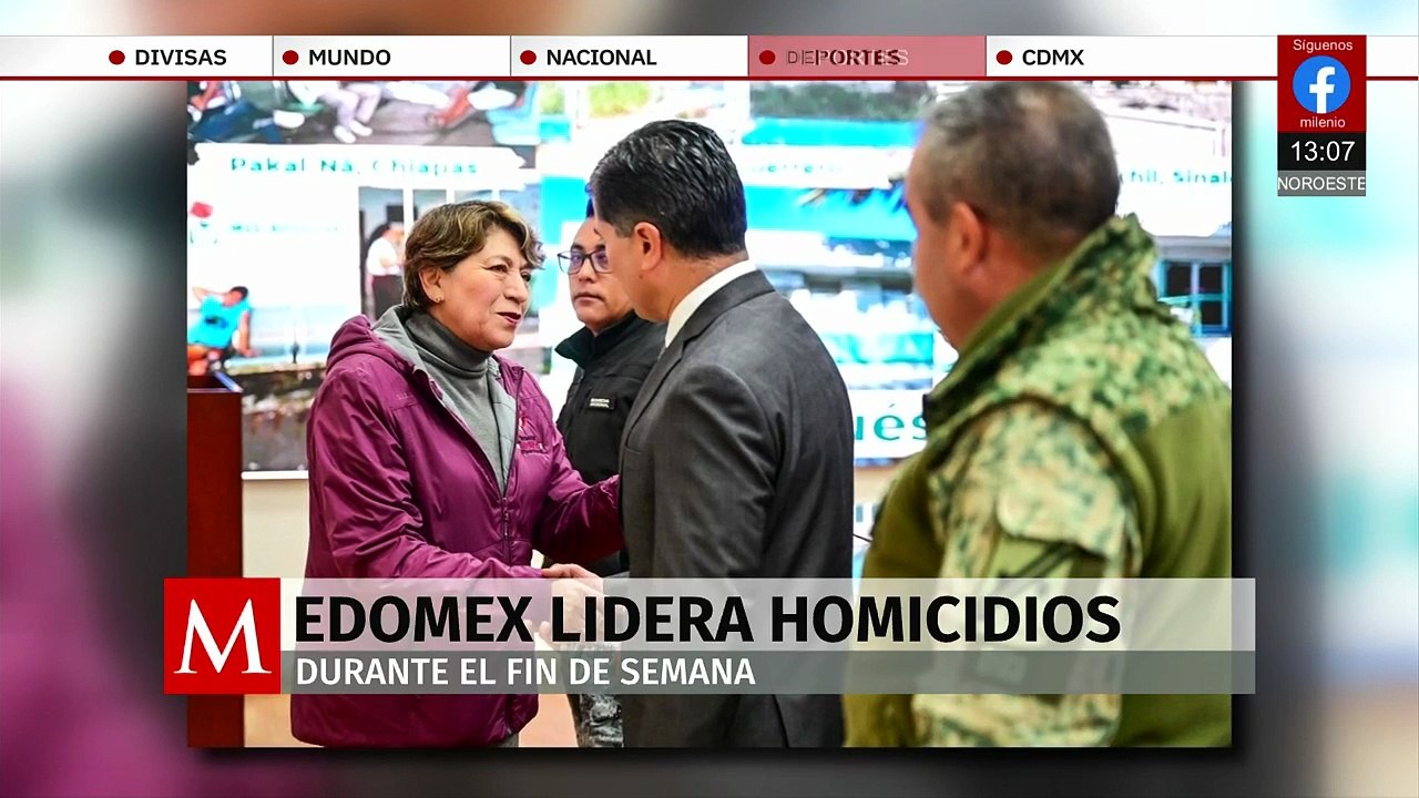 Fin de semana violento con 28 homicidios coloca al Edomex en primer lugar nacional