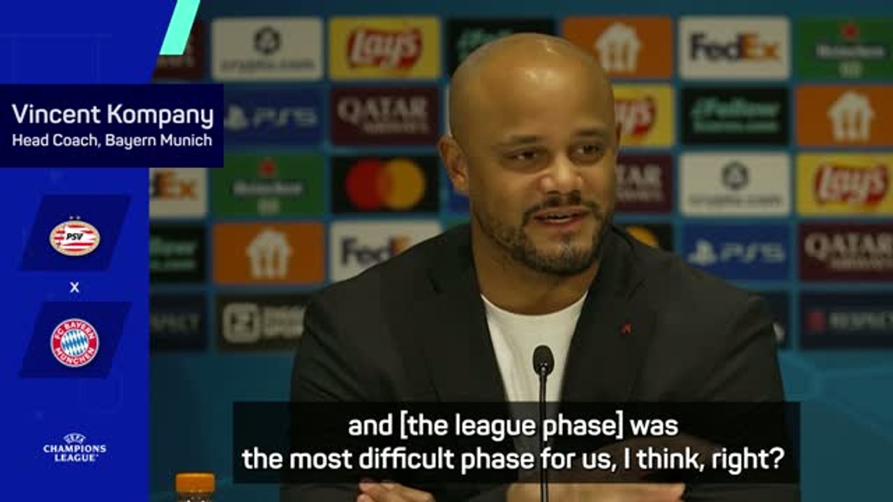 Opta said Bayern's UCL league phase was the toughest – Kompany