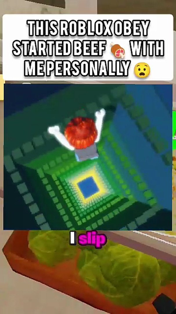 ⁣This roblox obey started beef 🍖 with Me personally 😧 #roblox #newupdateinrobloxbedwars