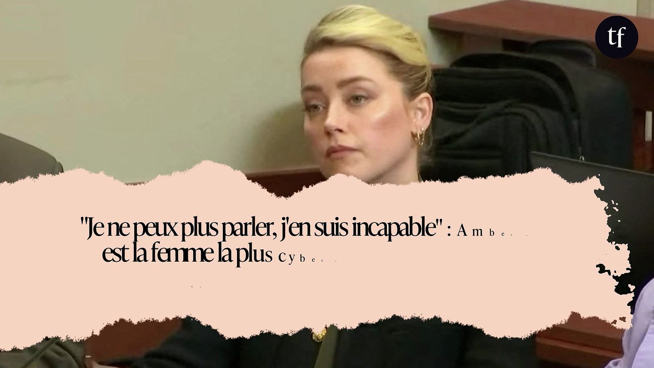 "Je ne peux plus parler, j'en suis incapable" : Amber Heard est la femme la plus cyber harcelée au monde et elle témoigne enfin face aux mascus