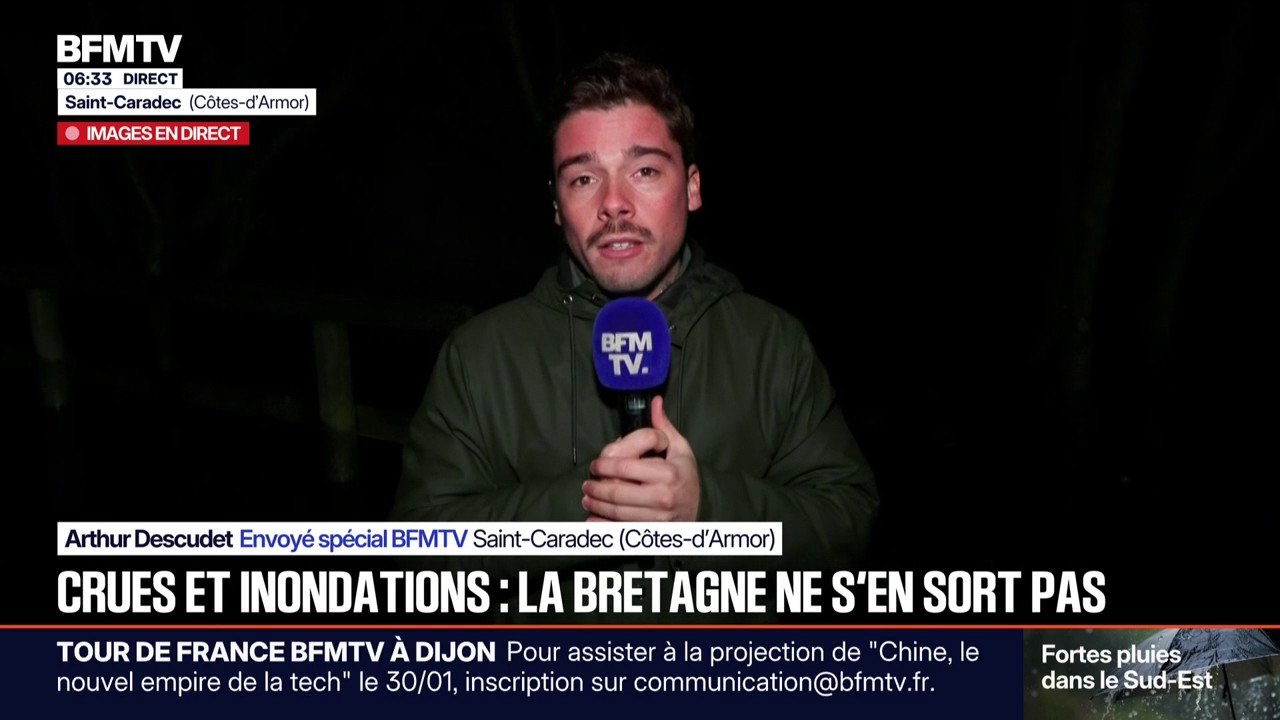 Vigilance orange: la Bretagne toujours en proie à des crues et des inondations