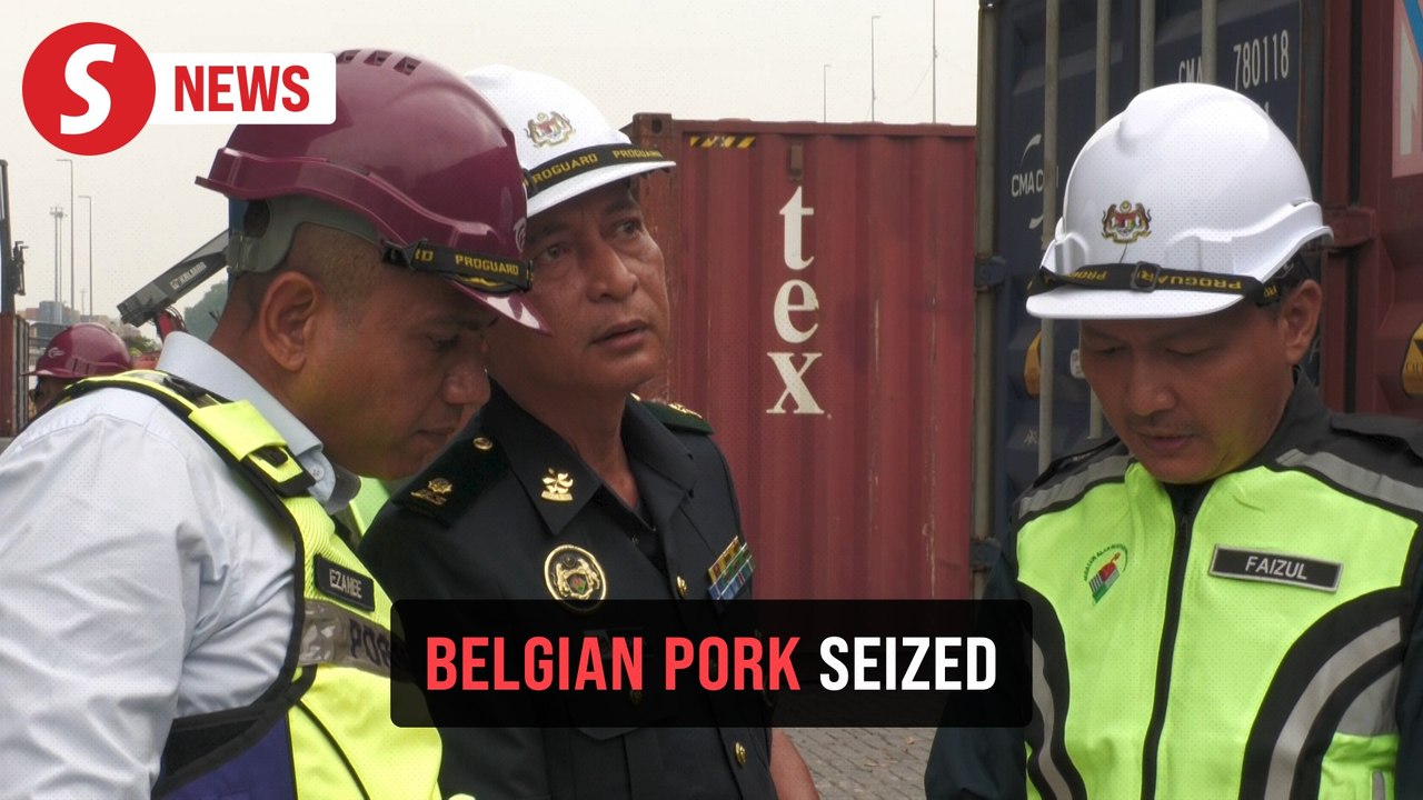 AKPS seizes over RM870,000 worth of pork at Port Klang