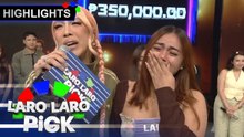 Congratulations! Lars, nakapag-uwi ng 350,000 pesos sa Laro Laro Pick | It’s Showtime Laro Laro Pick