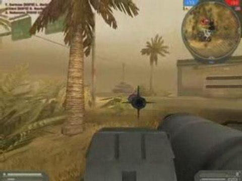 Destroy APC by machine gun (bf2)