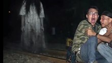 penampakan hantu asli dan mereka takut gemetaran