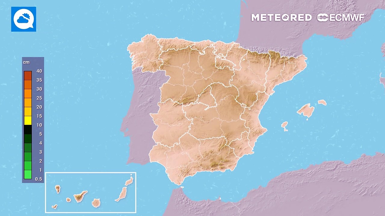 Los acumulados de nieve