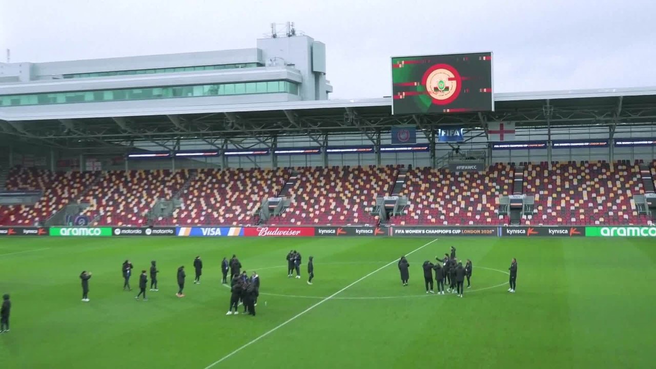 African champions AS FAR test out Brentford pitch ahead of FIFA Women’s Champions Cup SF against Arsenal