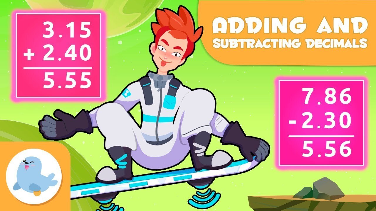 DECIMAL ADDITION AND SUBTRACTION🚀 Operations with Decimals for Kids✨