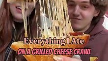 What I ate on a grilled cheese crawl w/ @Chef__Tyler