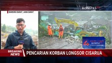 Terkini! Tim SAR Lanjutkan Pencarian Korban Longsor Cisarua Bandung, Sempat Diguyur Hujan