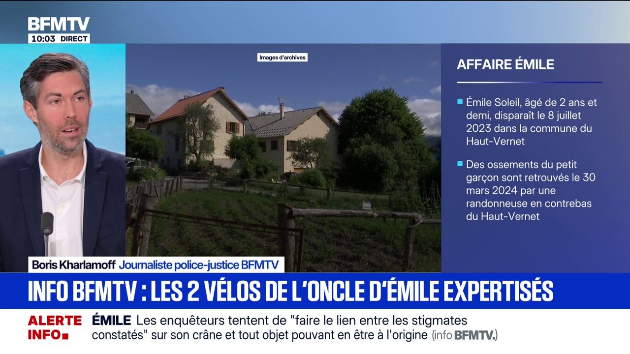 INFO BFMTV - Mort d'Émile: les deux vélos saisis en perquisition chez ses grands-parents au Haut-Vernet étaient utilisés par l'un des oncles du petit garçon