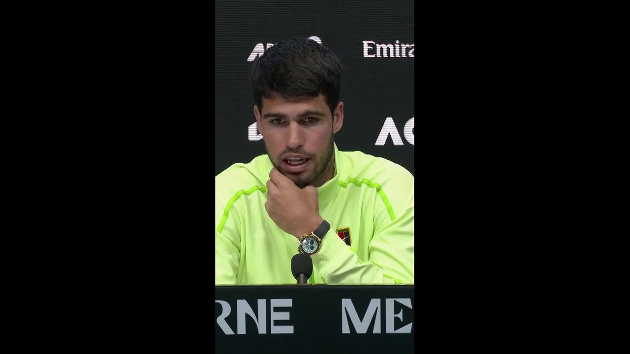Alcaraz "looking forward to playing" maiden Australian Open semi after de Minaur win