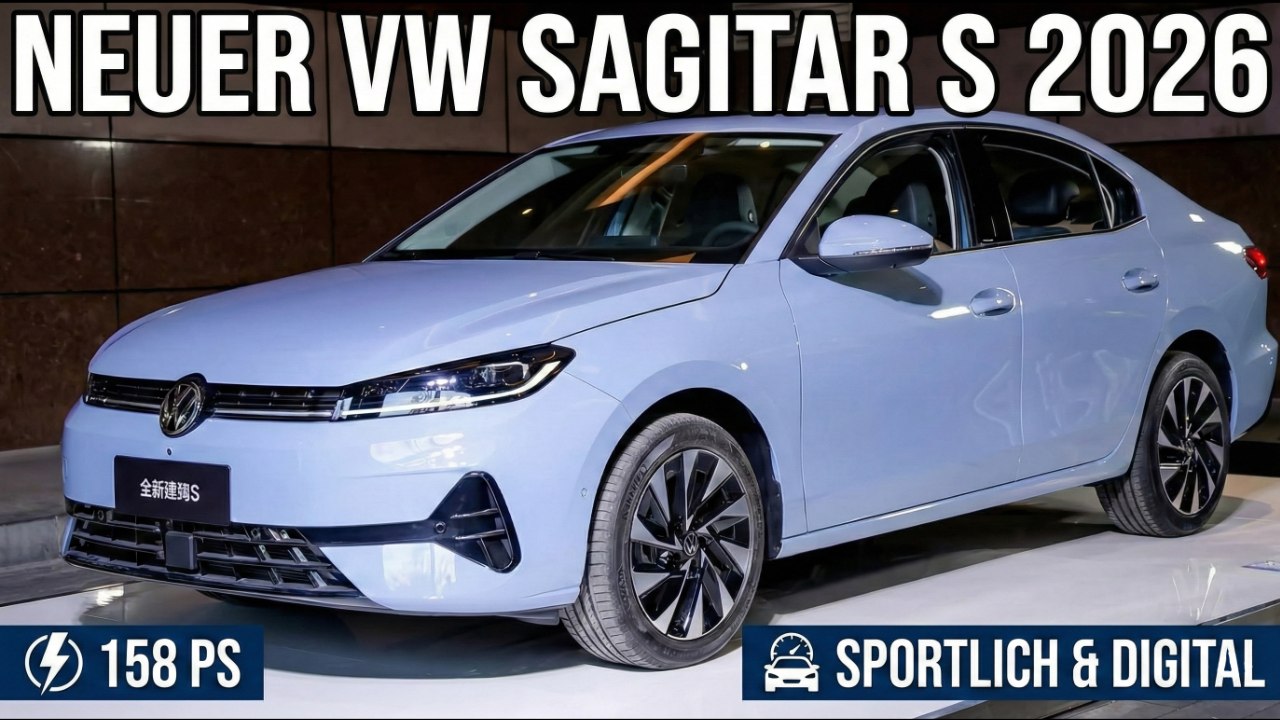 FAW-Volkswagen bringt Dynamik in die Limousinenklasse mit dem 2026  Sagitar S