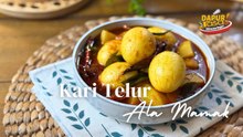 Rahsia Kuah Pekat & Berempah. Ini Cara Masak Kari Telur Ala Mamak Paling Sedap!