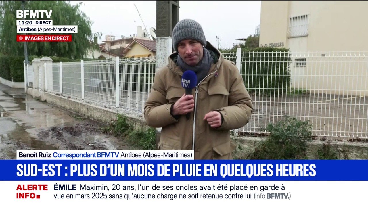 Les très fortes pluies dans le Sud-Est ont provoqué des glissements de terrain et des routes ont été coupées dans la région