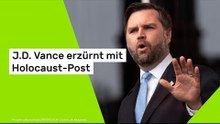 "Halten Sie endlich den Mund!" J.D. Vance erzürnt mit Holocaust-Post