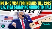 BREAKING: Trump SHUTS DOOR on Indians, FREEZES H-1B Visa Stamping Until 2027 | Thousands Stranded